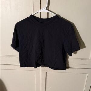 Comfort Colors Black Women's Crop Top